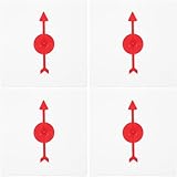 Abaodam Kunststoff-Pfeilspiel 4-Teiliges Brettspiel Pfeilspielzeug Für Klassenzimmer...