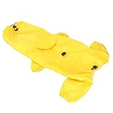 LBEC Hunde-Regenmantel, verstellbare, leichte Polyester-Kapuzen-Haustierkleidung mit...