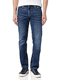 camel active Herren Relaxed Fit 5-Pocket Jeans aus Baumwolle 32 Blau menswear-36/32