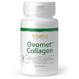 Vitality Nutritionals Kollagen Kapseln Hochdosiert & Vegetarisch mit Kollagen Typ I, V, X,...