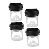 SOPOTUTU 4 Stück Teiliges Abflussstopfen Kunststoff Effizienter Filter für Trommel...