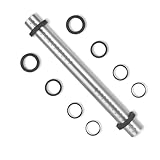 SUPER KITCHEN Nudelholz Einstellbares Edelstahl Teigroller, Antihaft Metall Nudelhölzer...