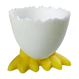 Eierbecher mit Hühnerfüßen, niedlicher Eierständerhalter, mikrowellengeeignet,...