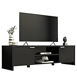Madesa TV Schrank, TV Lowboard mit 2 Türen für Wohn- und Schlafzimmer für TV...