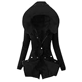 damen jacke winter Winterparka Damen Lang Warm Gefüttert Wintermantel Lang Parka Jacke...