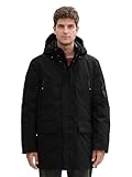 TOM TAILOR Herren Artic Parka mit abnahmbarer Kapuze, 29999 - Black, XL
