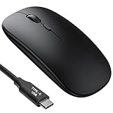 Bluetooth Maus 5.0 TypeC für MacBook / PC / Laptop / Computer, Wireless Mouse...