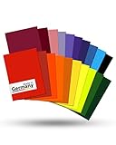 dakamilech Wachsplatten Rainbow - selbstklebende Verzierplatten - Verzierwachsplatten 110...