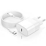 iPhone 13 Schnellladegerät, 20W USB C Ladegerät mit iPhone Ladekabel Original 2M, iPhone...
