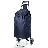 Hoppa 47L Einkaufstrolley Einkaufsroller Einkaufswagen Wagen (Marine 140)