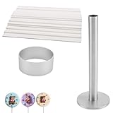 Kreisförmiges Cake Pop Formen Set, Runder Cake Pop Ausstecher und Stopfer aus...