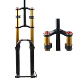 Mountainbike Downhill Federgabel 26/27.5/29 Zoll Luftstoßdämpfer Gabel 1-1/8...