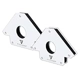 STAHLWERK 2 × Magnet-Schweißwinkel Magnetwinkel Schweißmagnet 45° x 90° x...