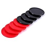 Air Hockey Puck, 8 Stück Kunststoff Air Hockey Air Ice Hockey Pucks Ersatz Eishockey...