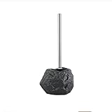RONGSHEN toilettenbürste 1 Set Schwarze Keramik-Toilettenbürste und Halter-Set mit...