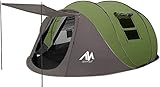 AYAMAYA Zelt 4-6 Personen Wasserdicht, Pop up Zelte Familienzelt [5 Fenster]...