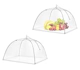 Roysmart Mesh-Material Fliegenhaube, 2 Stück Fliegenhaube Abdeckhaube für...
