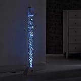 LeuchtenDirekt LED Wassersäule H 120cm, RGB-Farbwechsel, bedienbar über Schnurschalter,...