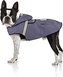 Bella & Balu Hunderegenmantel - Wasserdichter Hundemantel mit Kapuze und Reflektoren für...