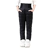 2025 - Kleine Mädchen Jungen Solide Schneehose Dicke Winter Warme Kinderhose Mädchen...