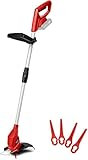 Einhell Rasentrimmer GC-CT 18/24 Li – Solo Power X-Change (18 cm, Li-Ion, 24 cm...