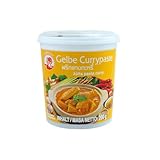 Cock Currypaste, gelb, milde Schärfe, authentisch thailändisch kochen, natürliche...