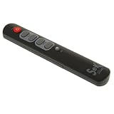 SeKi Slim schwarz lernfähige Universal-Fernbedienung mit großen Tasten - für...