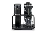 Melitta EPOS Kaffeemaschine mit Mahlwerk, schwarz-silber