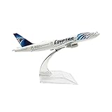 REXGEL Ausstellung Legierung Geschenke Kinder FLUGZEUGMODELL Boeing 777 Flugzeug 16CM...
