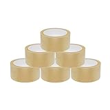 BIGtec Paketklebeband Klebeband 6 Rollen Paketband Packband Verpackungsband...