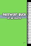 Passwort buch mit abc register: Kleiner persönlicher Organizer für Benutzernamen, Logins...