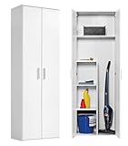 mokebo Besenschrank Mehrzweckschrank (60x180 cm) 'Der Lange' aus Holz auch als...