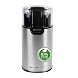 ﻿﻿EMERIO elektrische Edelstahl Kaffeemühle | 60g Fassungsvermögen | Coffee Grinder |...