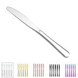 Kyraton Menümesser 6-teilig, Edelstahl 9 Zoll Steakmesser-Set Tafelmesser, Besteck...