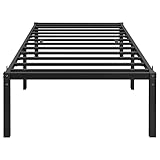 Yaheetech Bettrahmen 90 x 200 cm Metallbett Bettgestell aus Metall, Modern Jugendbett mit...