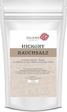 Saliamo | 250g Hickory Rauchsalz - geräuchertes Salz, Meersalz smoked, geräuchertes...