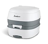 Enders Campingtoilette DELUXE Mobil WC Chemietoilette, ergonomischer Tragegriff, Spül-...