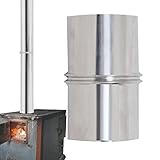 Voiakiu Zeltofenrohr - Ofenrohr aus Edelstahl - Hot Insulated Schornsteinverlängerung...