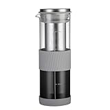 Rfeeuubft Luftdichter Cold Brew-Kaffeebereiter und Tee-Ei - 800 Ml Glaskaraffe zum...