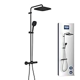 GROHE Vitalio 250, Duschsystem wassersparend 8l pro Min (Regendusche mit Thermostat,...