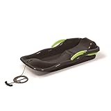 NEUSTANLO | Schneebob Race | Anthrazit | hochwertiges Kunststoff | inkl. Zugseil...