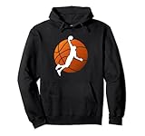 Cooles Dunking Basketball Spieler Grafik Pullover Hoodie