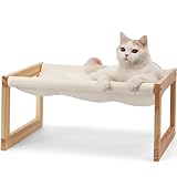 FUKUMARU Katzenbett, Plüsch-Samt-Katzenbetten für Indoor-Katzen, Katzenhängematte aus...