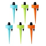 SEWACC Automatische Tropfbewässerung 6 Stück mit Selbstbewässerungsstab aus Kunststoff...