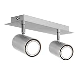 Trio Leuchten Balken in Nickel matt, Spotbalken 2-flammig, exklusiv 2xGU10,...