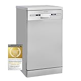 Exquisit Geschirrspüler GSP9309-030E silber | Geschirrspüler 45 cm...
