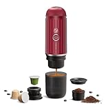 FXBSQF Tragbare elektrische Espressomaschine, Reise-Kaffeemaschine für Camping,...