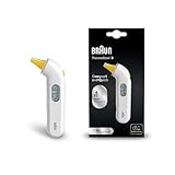Braun ThermoScan 3 Ohrthermometer | Schnelle 1-Sekunden-Messung | Akustische Fieberanzeige...