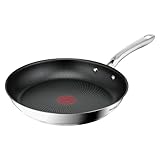 Tefal Infinite Pfanne Induktion 28 cm, Bratpfanne mit Antihaftversiegelung, Thermo-Signal...