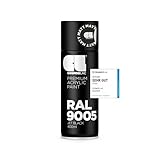 COSMOS LAC Sprühlack schwarz, matt - Spraydosen Sprühfarbe DIY Lack Acryllack Spray...